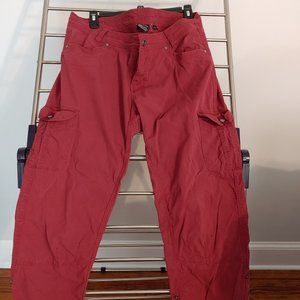 Kuhl Splash Size 14 Women's Cargo Pants "Picante" color